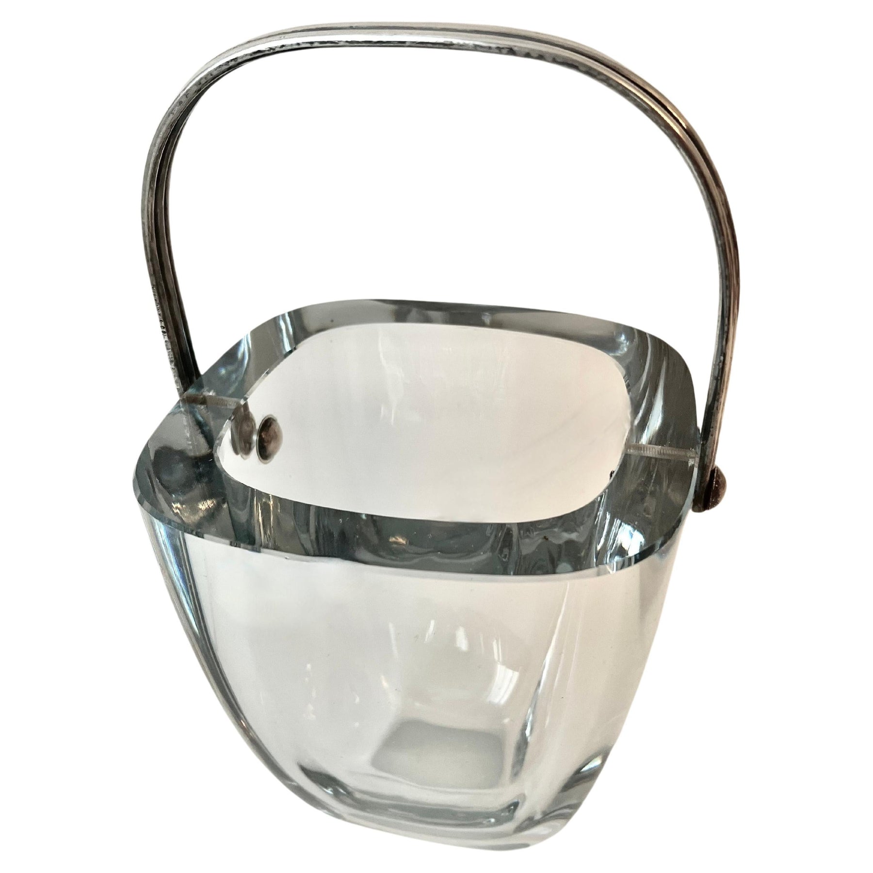 Early 20th Century Tiffany & Co. Crystal & Art Deco Signed Ice Bucket ...